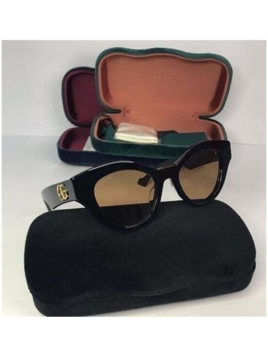 New Original Gucci Brown Cat Eye Ladies Sunglasses GG0957S 003 51 main image 7